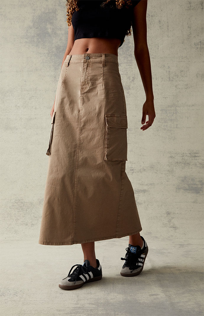 High waisted midi skirt queen size online