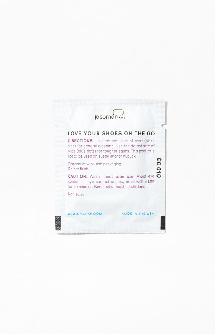 Three Pack Quick Shoe Cleaning Wipes