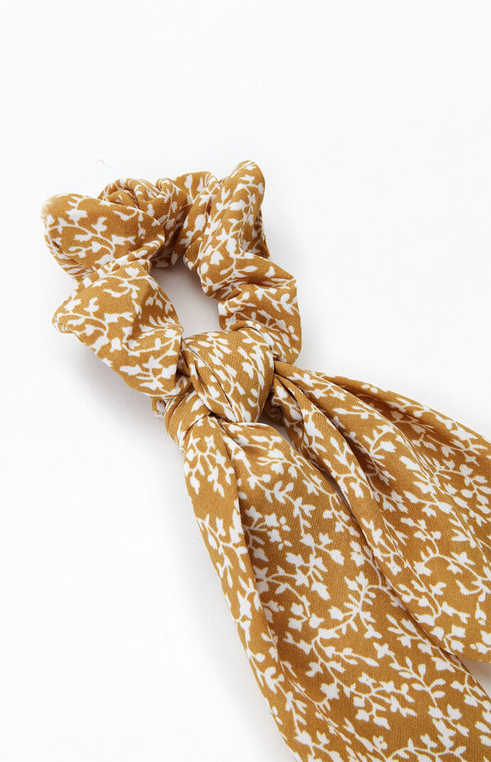 Floral Flowy Scrunchie