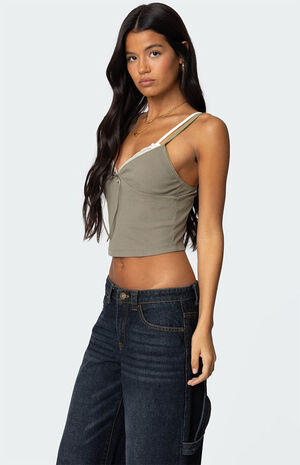 Lacey Layered Tank Top image number 3