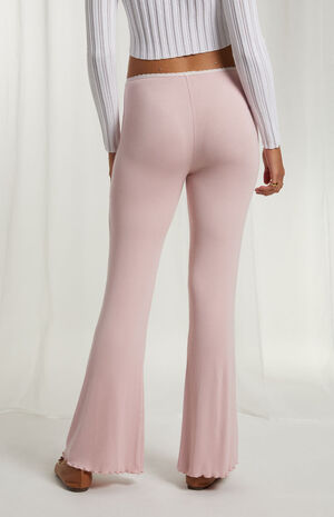 Rosette Knit Flare Pants image number 4