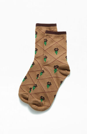 Neutral Flower Socks image number 1