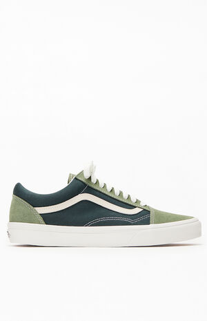 Tri-Tone Green Old Skool Shoes image number 1