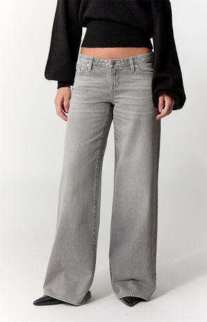 Kaia Ultimate Low Rise Baggy Jeans Gray image number 2