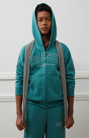 Full Zip Embroidered Hoodie image number 3
