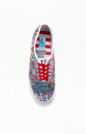Vans Men's Authentic Sneaker, (Where's Waldo?) Land