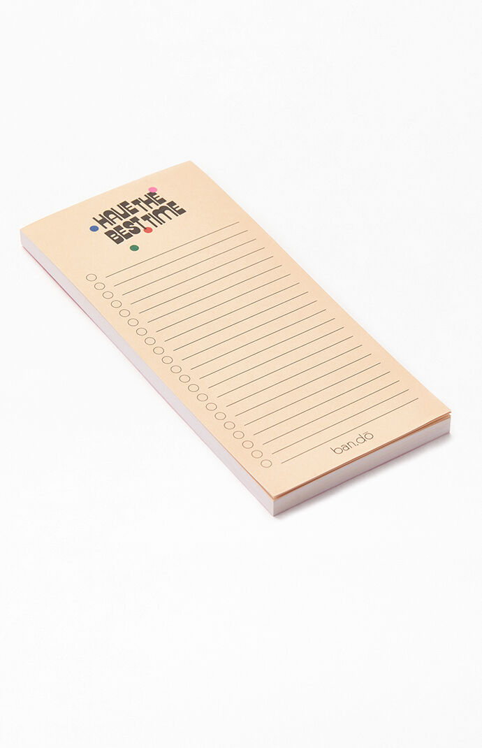 Have The Best Time Magnetic Notepad