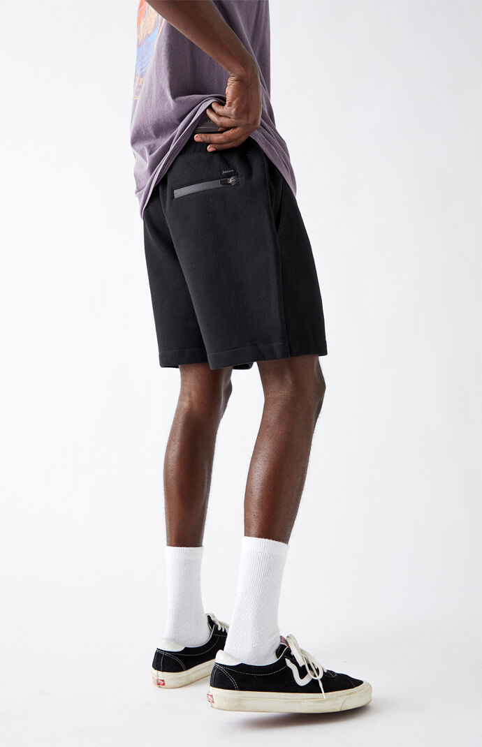 Black Fleece Belted Volleyball Shorts