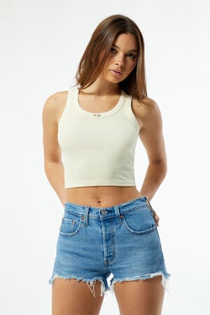 501 Original Medium Blue Denim Shorts