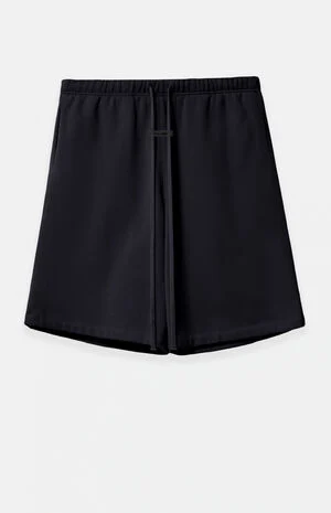 Jet Black Basketball Jersey Sweat Shorts image number 1