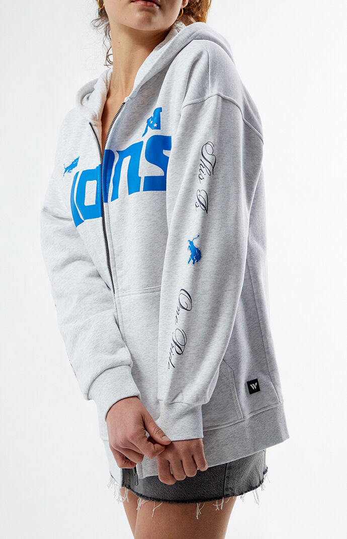 Wild Collective NFL x PacSun Detroit Lions Zip Up Hoodie