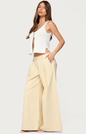 Mikinley Split Front Knit Tank Top image number 4