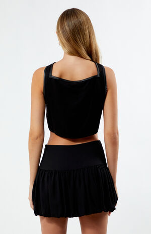 Cropped Square Neck Top image number 4