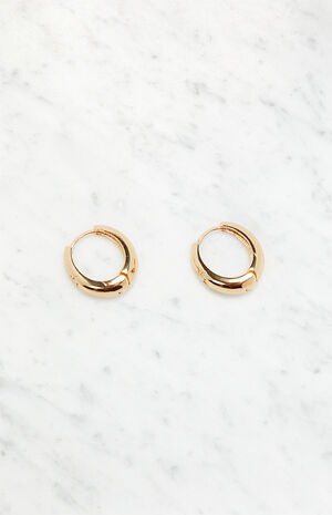 Chunky Star Hoop Earrings image number 1