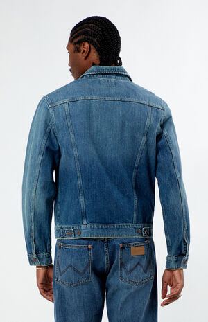 x PacSun Classic Denim Trucker Jacket image number 4