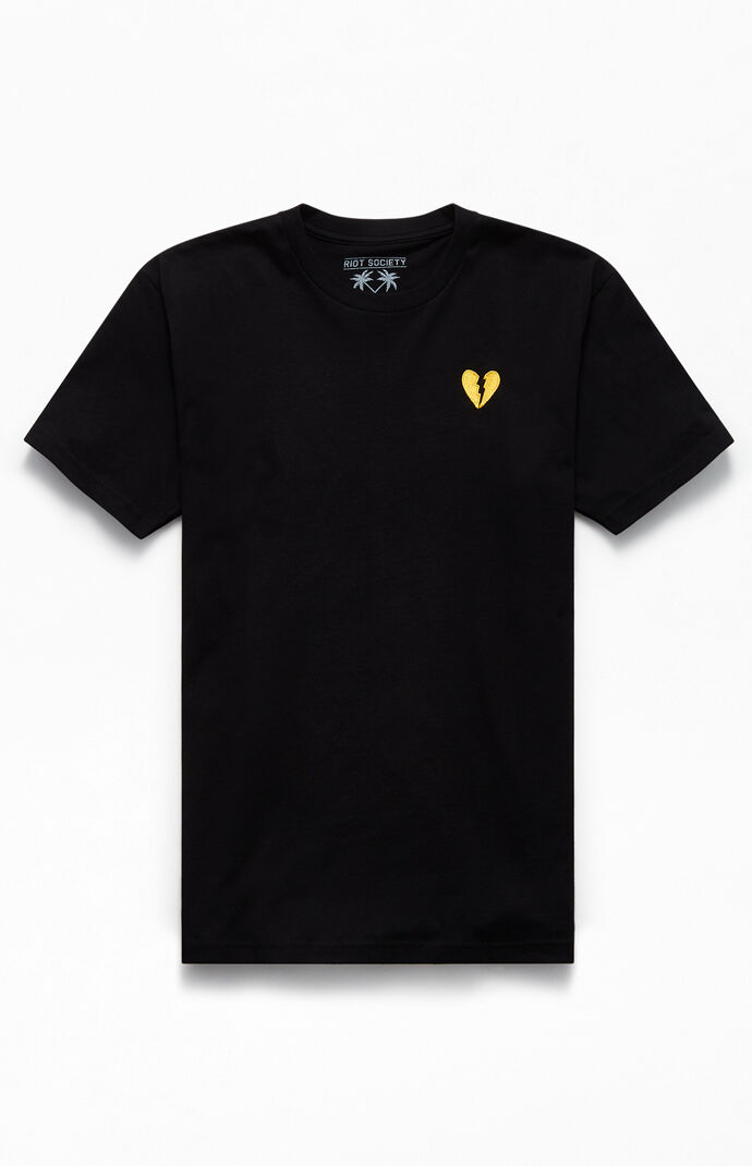 Broken Heart Embroidered T-Shirt