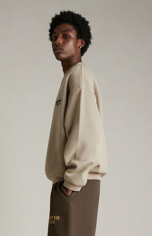 Desert Sand Fleece Crew Neck Sweatshirt image number 3