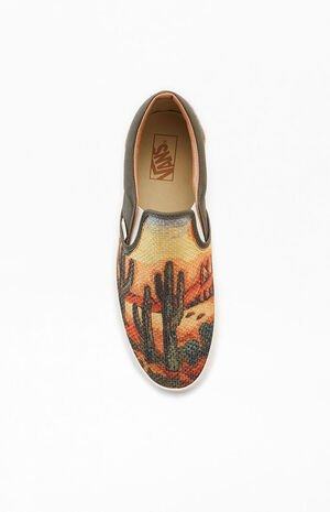 Classic Slip-On Cactus Tapestry Shoes image number 5