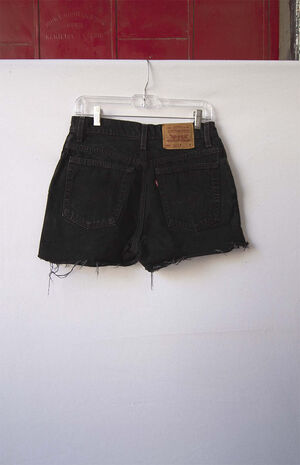 Upcycled Levi's 550 Dark Wash Denim Shorts image number 3