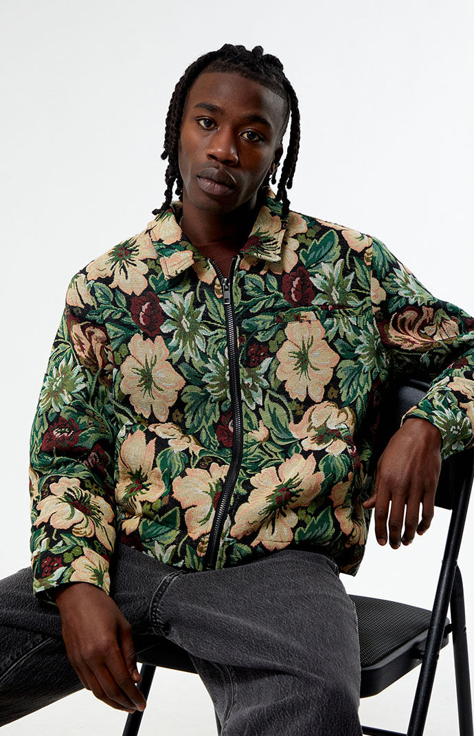 Jacket floral cheap
