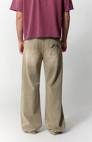 Blake Extreme Baggy Jeans Tan image number 5