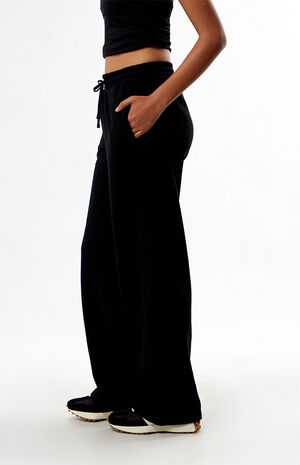 Solid Color Baggy Sweatpants image number 2