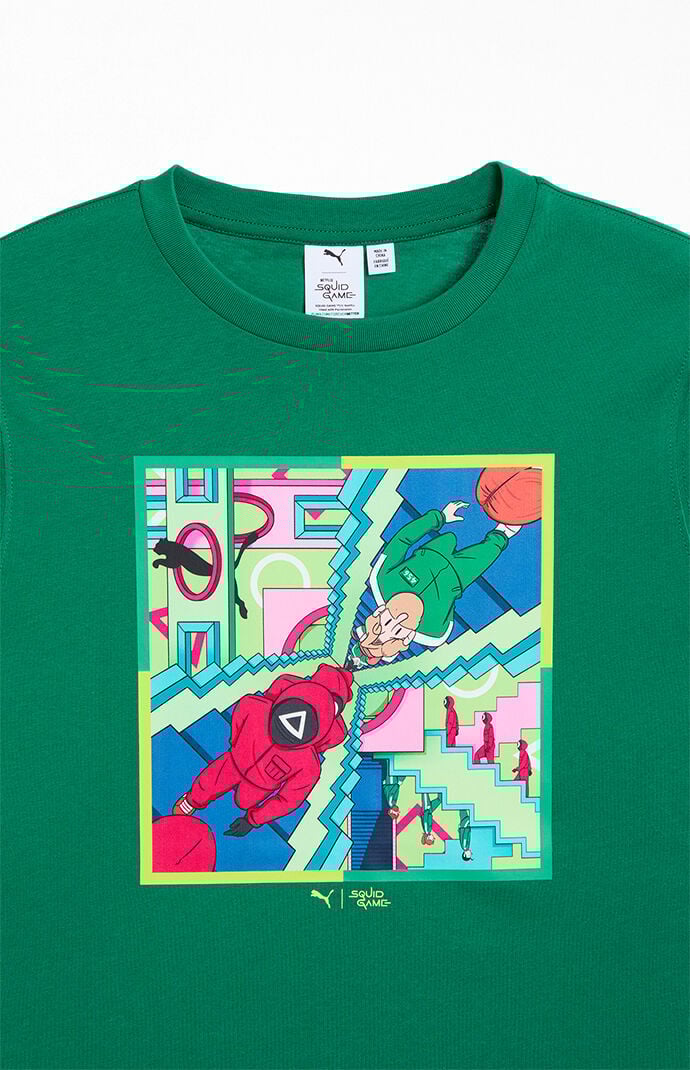 Puma x Squid Game Green T-Shirt | PacSun