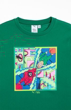 x Squid Game Green T-Shirt image number 2