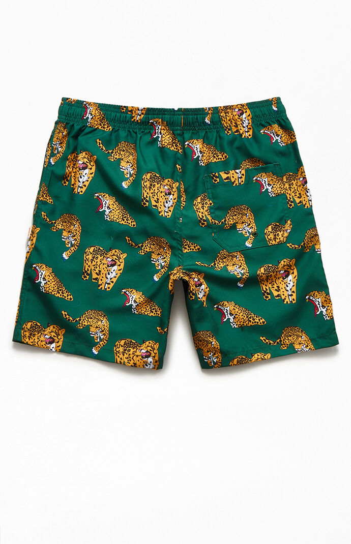 Leopard 17" Swim Trunks