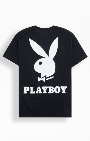 By PacSun Black Bunny Lockup Short Sleeve T-Shirt image number 1