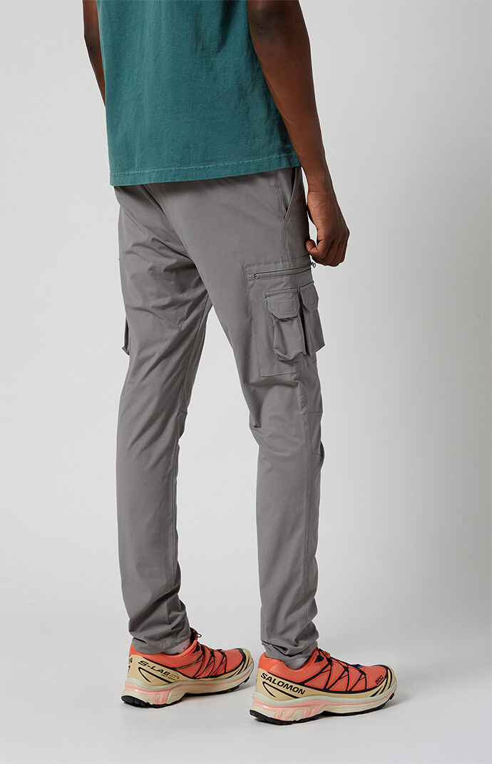 PacSun Eco Stretch Gray Slim Cargo Pants PacSun