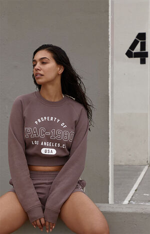 Shrunken Crew Neck Sweatshirt image number 1