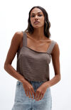 Eco Cropped Tank Top Eco Cropped Tank Top image number null