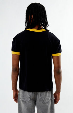 Black Ringer T-Shirt image number 5