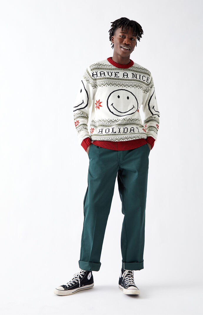 Smiley Holiday Sweater