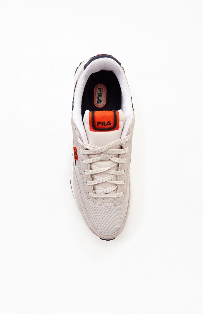 White & Navy Renno Shoes