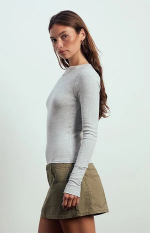 Kelsey Thermal Cuff Long Sleeve Top image number 2