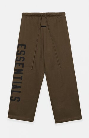 Olive Fleece Relaxed Sweatpants image number 1