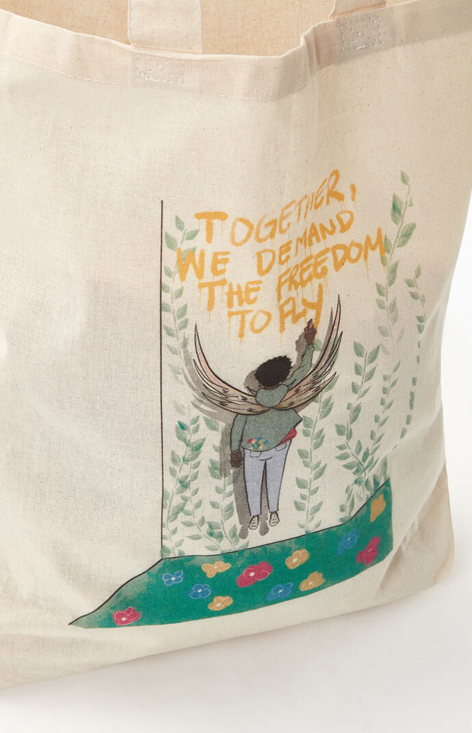 x Oto-Abasi Freedom To Fly Tote Bag