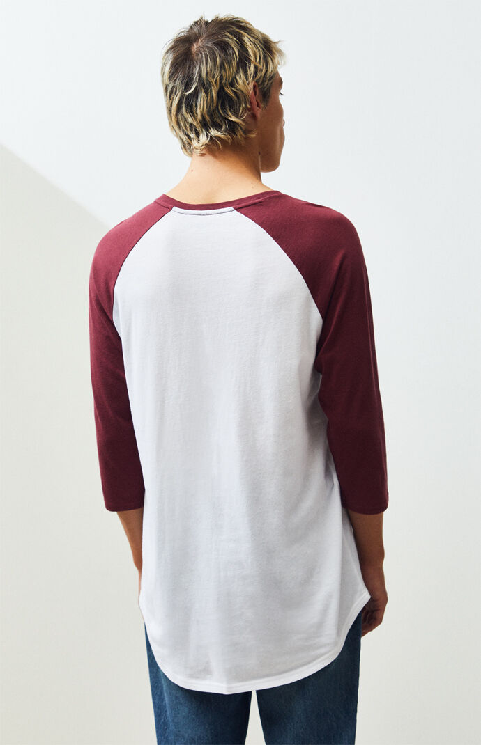 Remy Raglan Long Sleeve Scallop T-Shirt