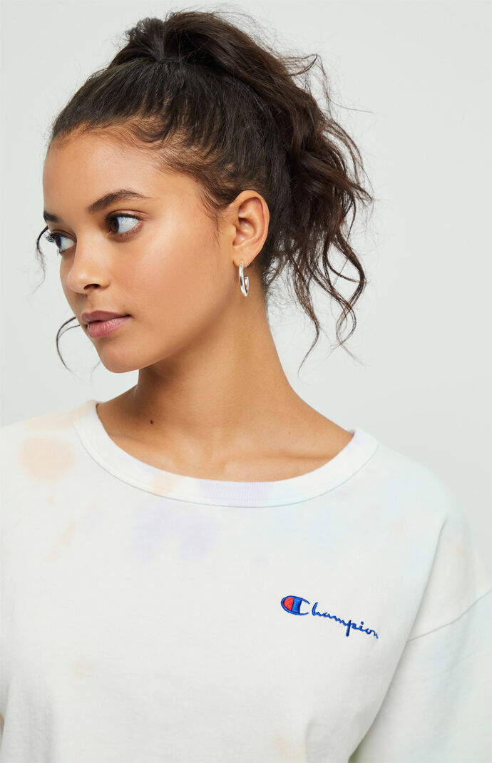 Cloud Dye Cropped T-Shirt