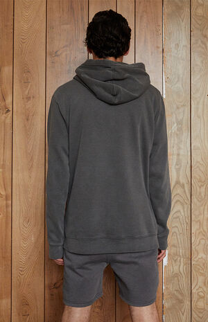 Black Vintage Wash Hoodie image number 4