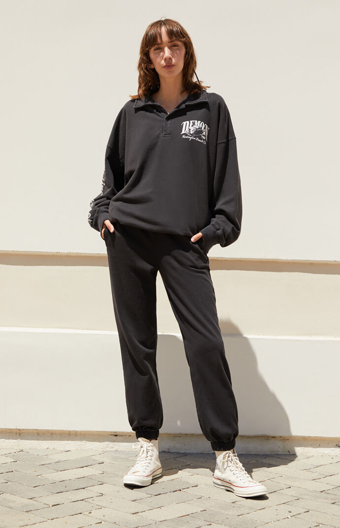 Rosa sweatpants top dark grey