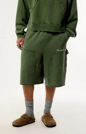 Fleece Carpenter Sweat Shorts image number 2