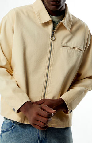 Tan Washed Canvas Gas Jacket image number 2