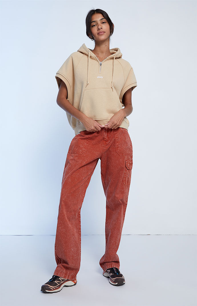 Pacsun short sleeve hoodie top