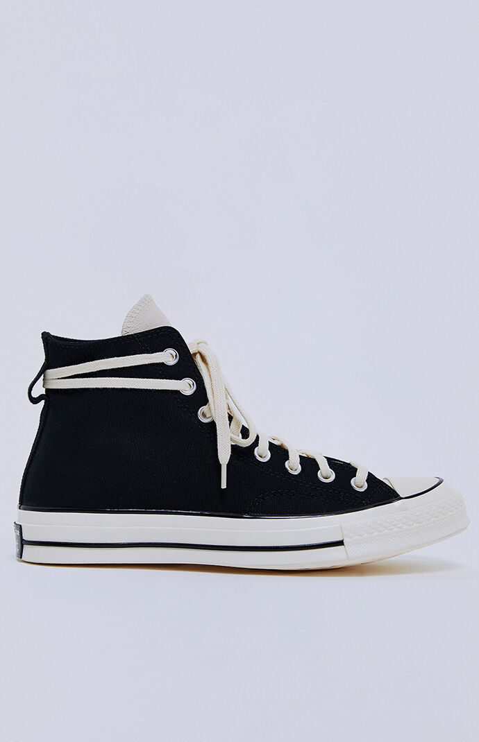 x Essentials Fear Of God Black Chuck 70 High Top Shoes