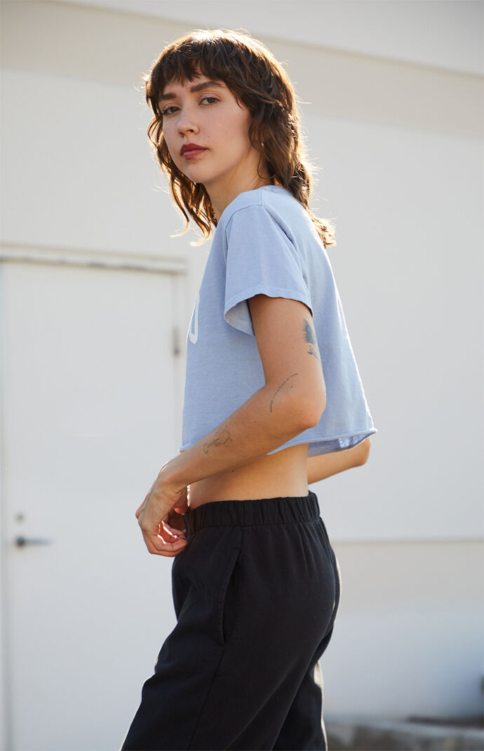 Malibu Raw Cropped T-Shirt