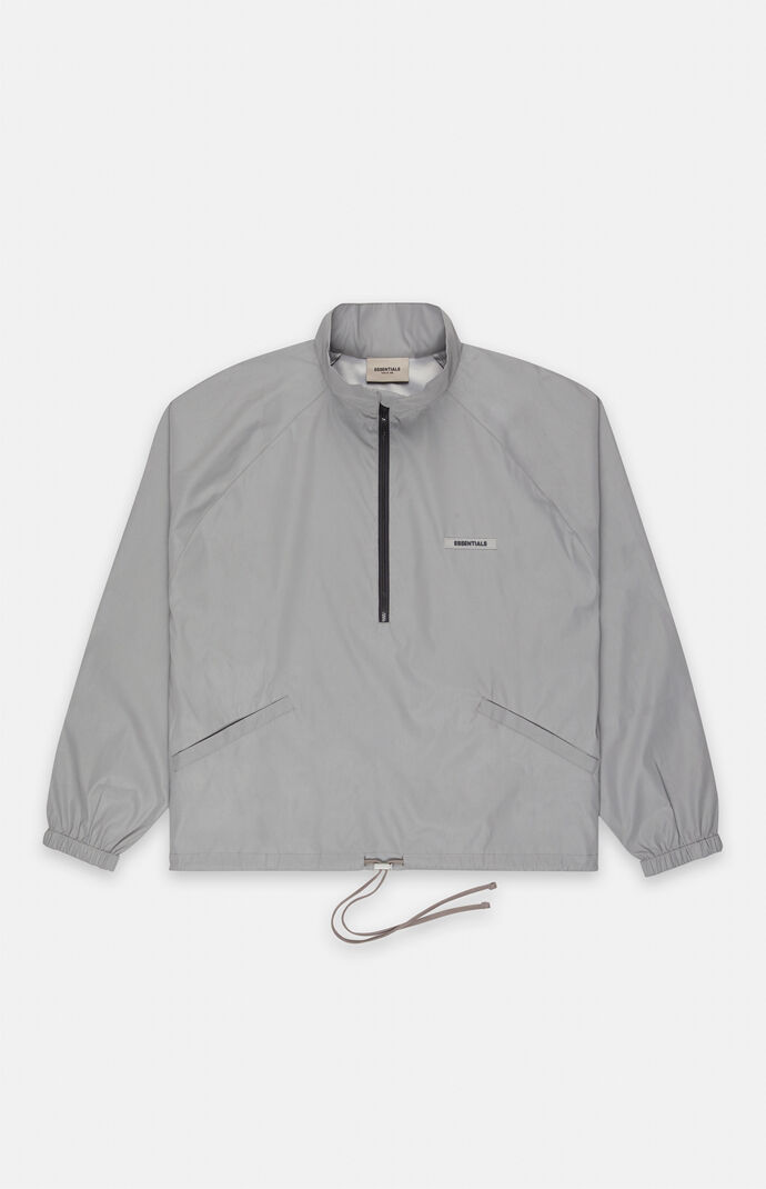 reflective half zip pullover
