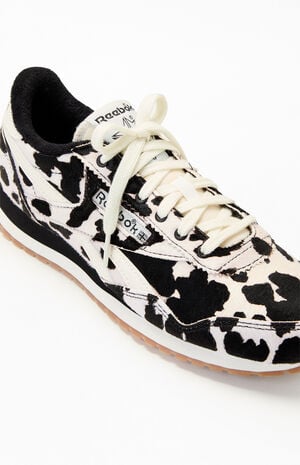 Women's Cow Print Classic AZ Sneakers image number 6